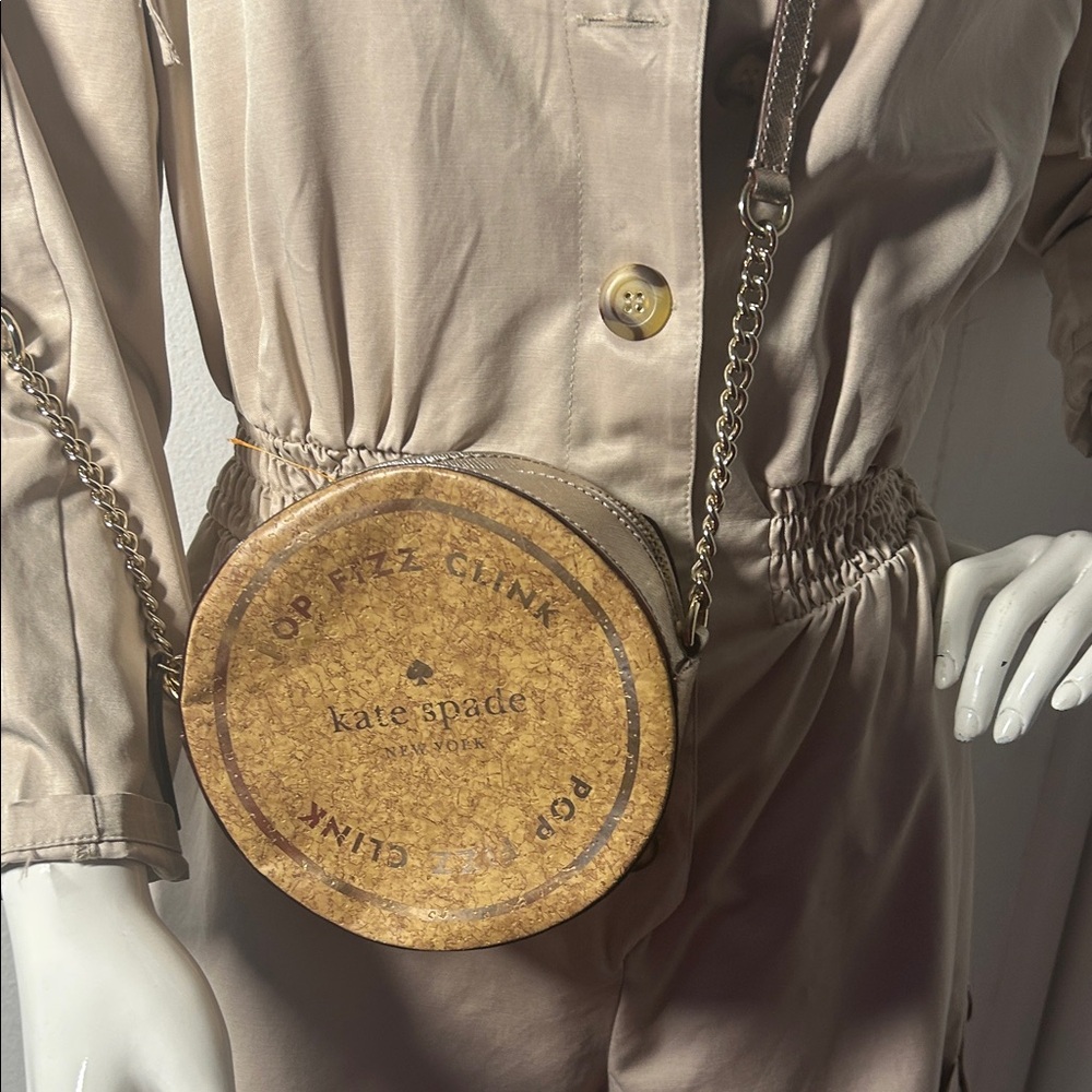 Kate Spade Tan and Gold Crossbody Bag - Picture 4 of 9